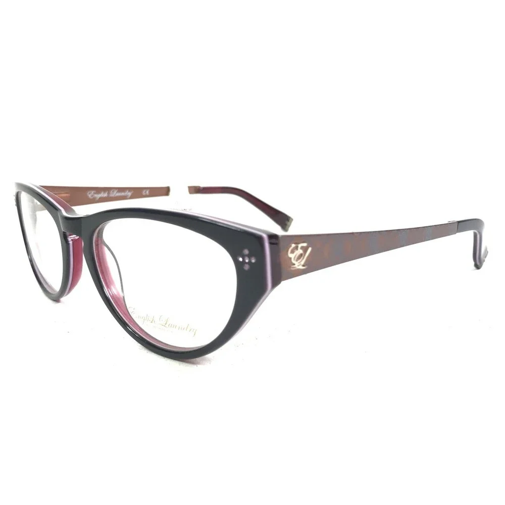 English Laundry ROWETTA PLUM PUDDING Eyeglasses Frames Brown Purple 50-17-135